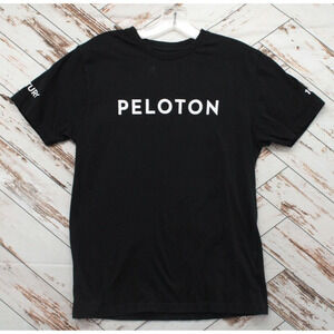 Peloton Century Club T-Shirt 100 Rides black cycling Size small Womens
